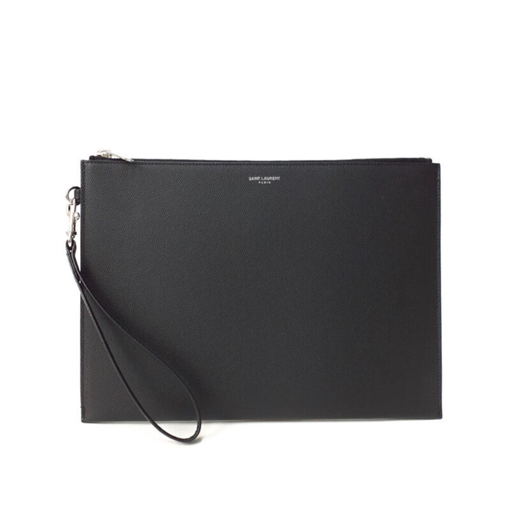 Saint Laurent Zip Tablet Holder Clutch Bag